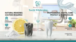Baking Soda & Lemon Teeth Whitening