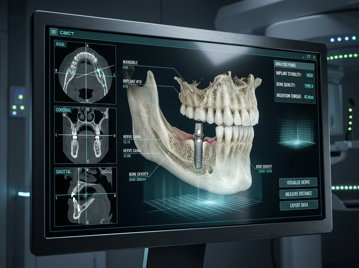 3D CBCT Implant Radiography Scan