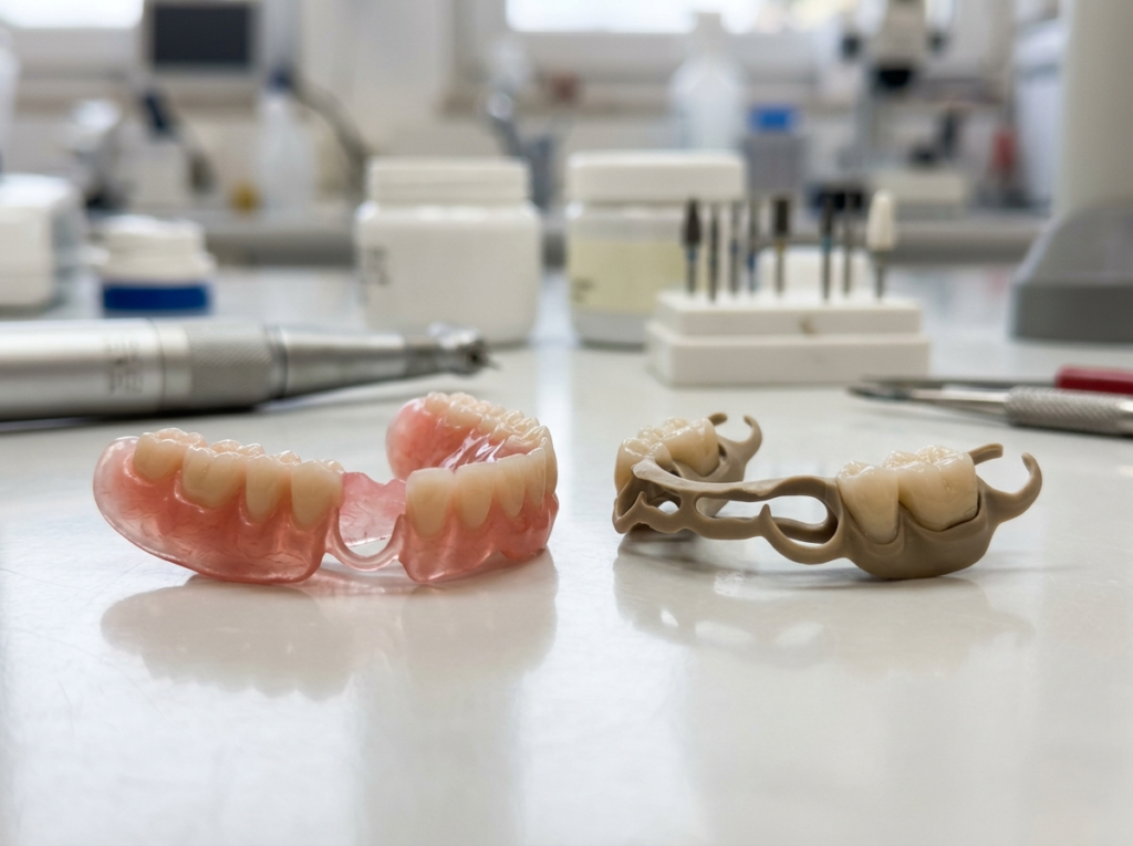 Valplast vs PEEK vs Acrylic Dentures